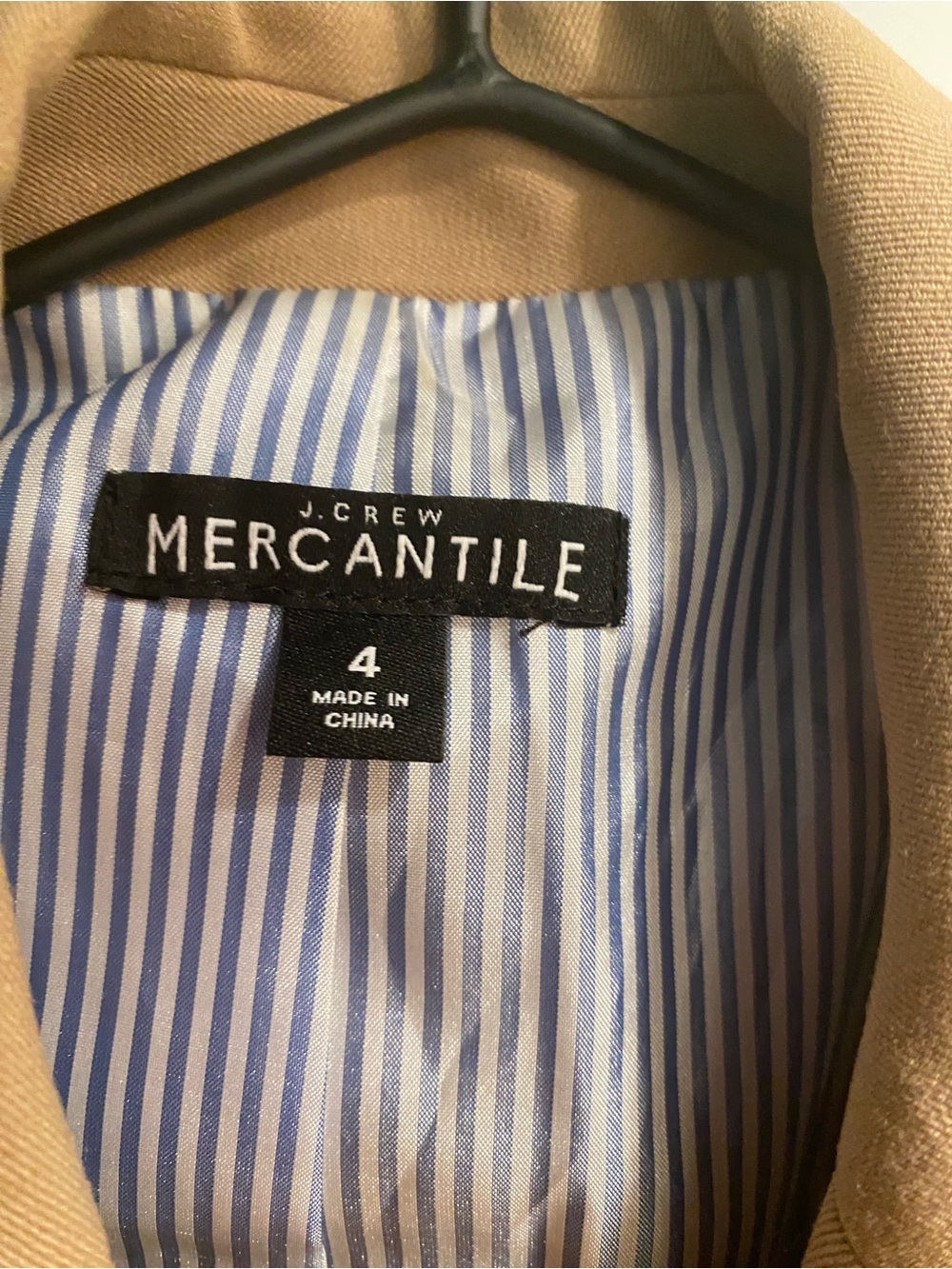 J. Crew Camel Tan Women's Blazer - Picture 2 of 5